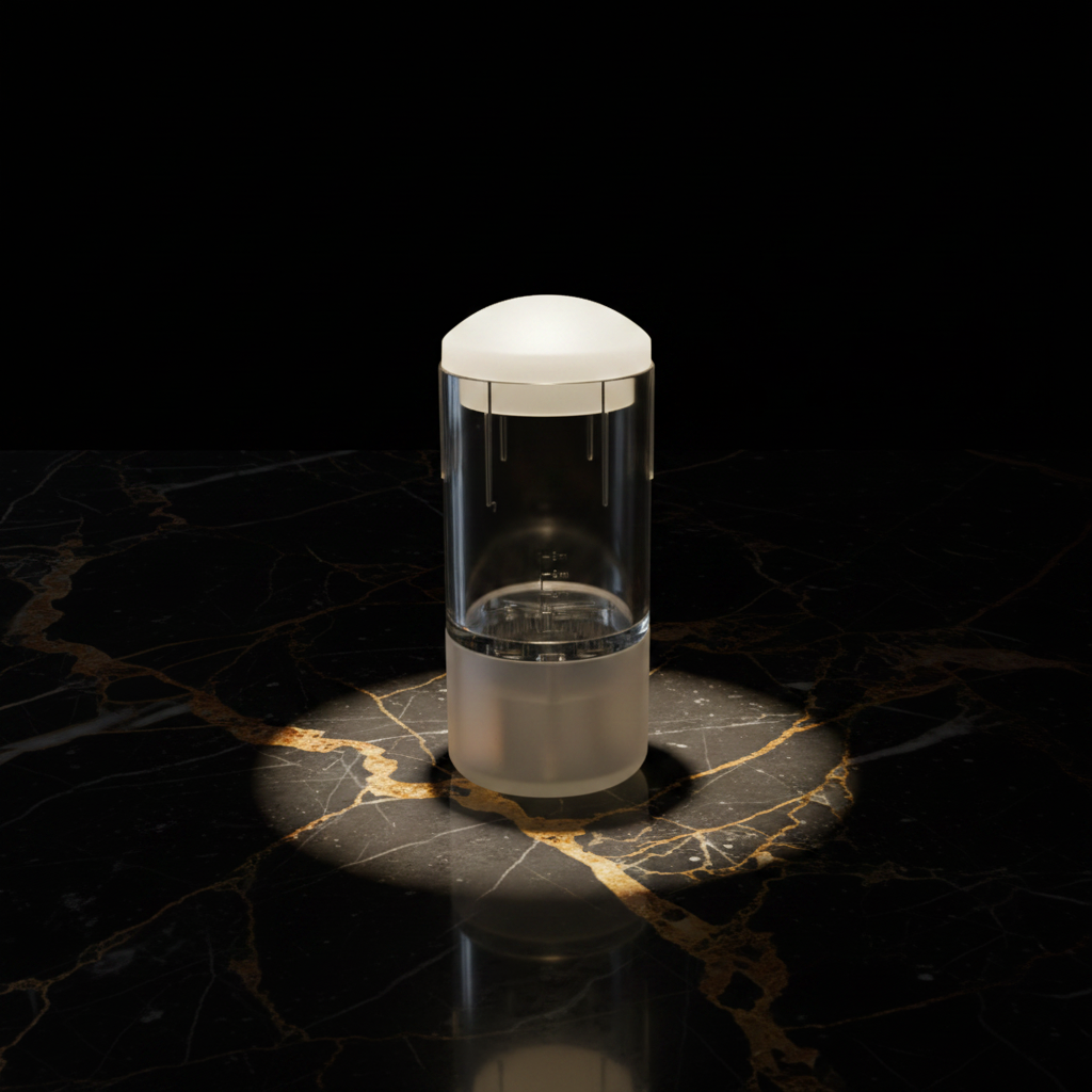 Clear capsule - Dark Marble Studio