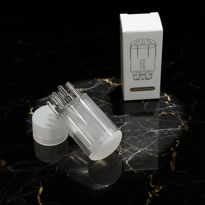 White massager with box - Dark Marble