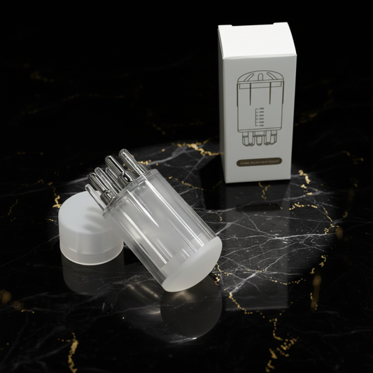 White massager with box - Dark Marble